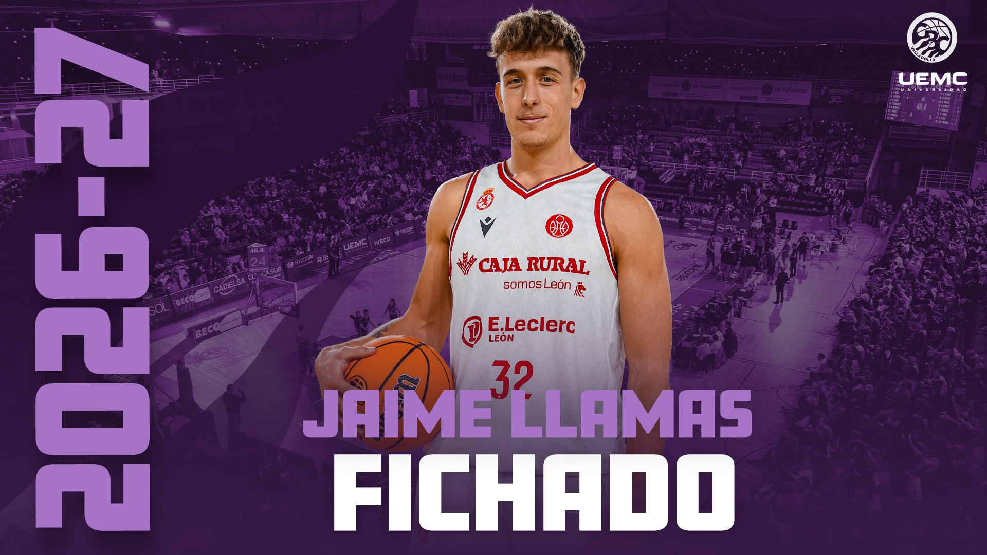 Jaime Llamas, puntos y energía para el perímetro del UEMC Baloncesto Valladolid