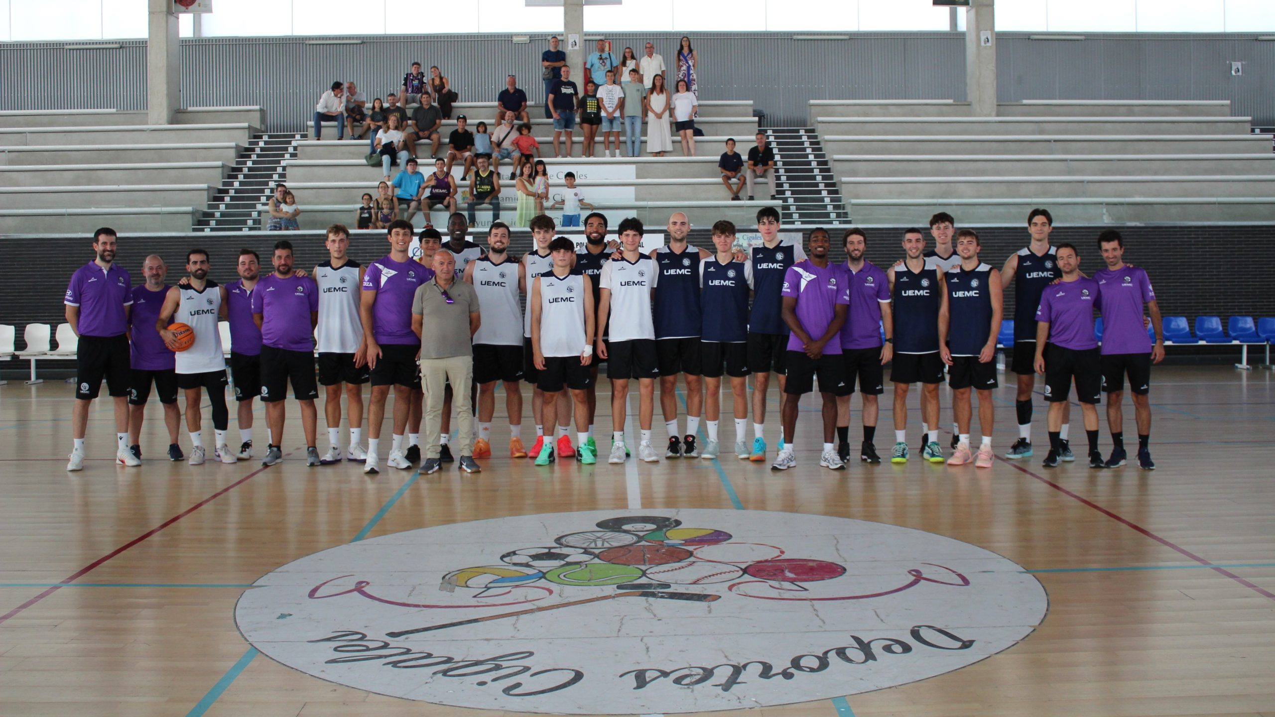El UEMC Baloncesto Valladolid calienta motores en Cigales